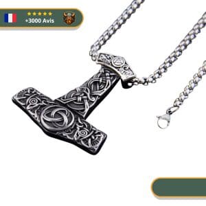 Collier viking Mjolnir & Triquetra Viking Shop