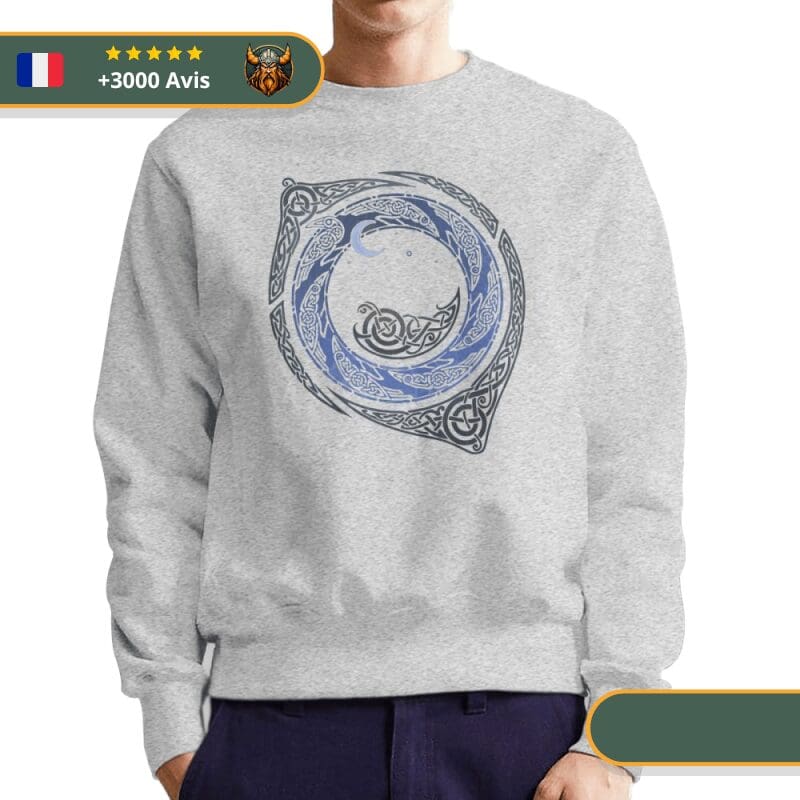 Sweat-shirt L'oeil d'Odin Viking Shop