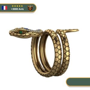 Bague Viking Serpent Jormungand Viking Shop