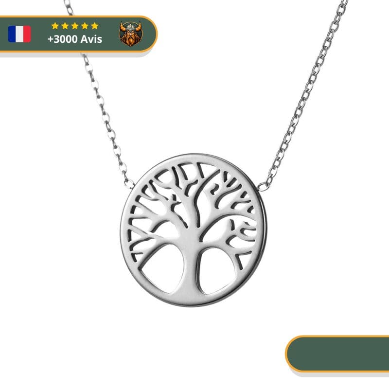 Collier Viking Arbre De Vie